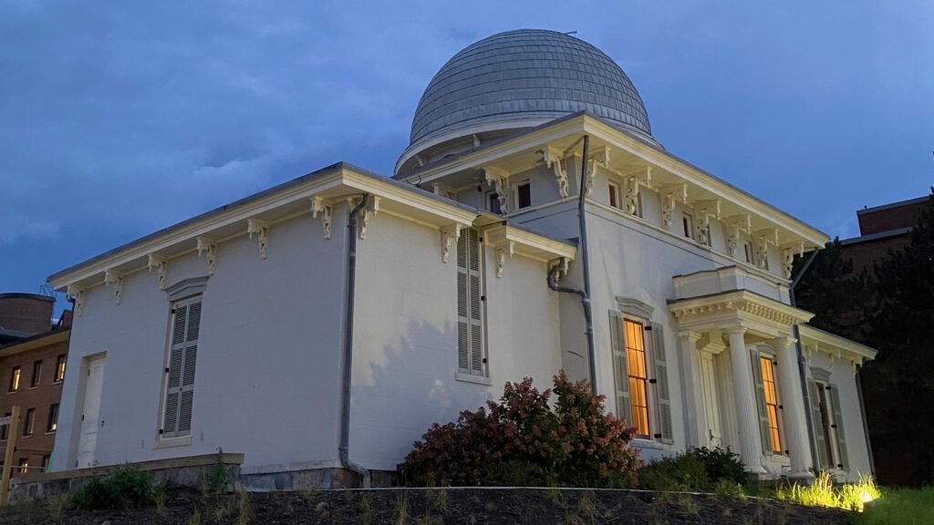 The original Observatory at dusk