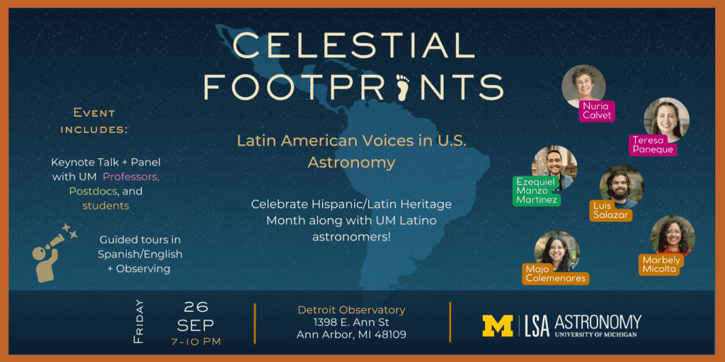 Event poster including title and portraits of participating speakers.